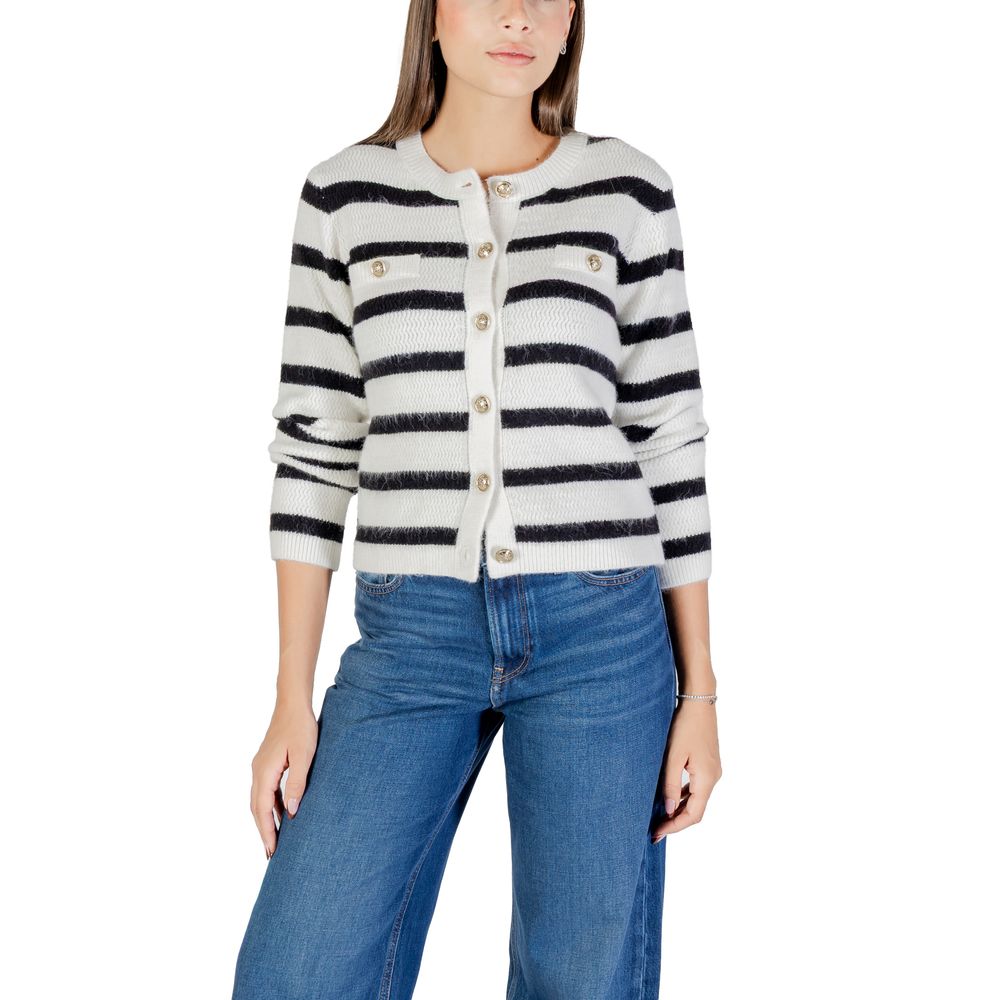 White Marabou Cardigan