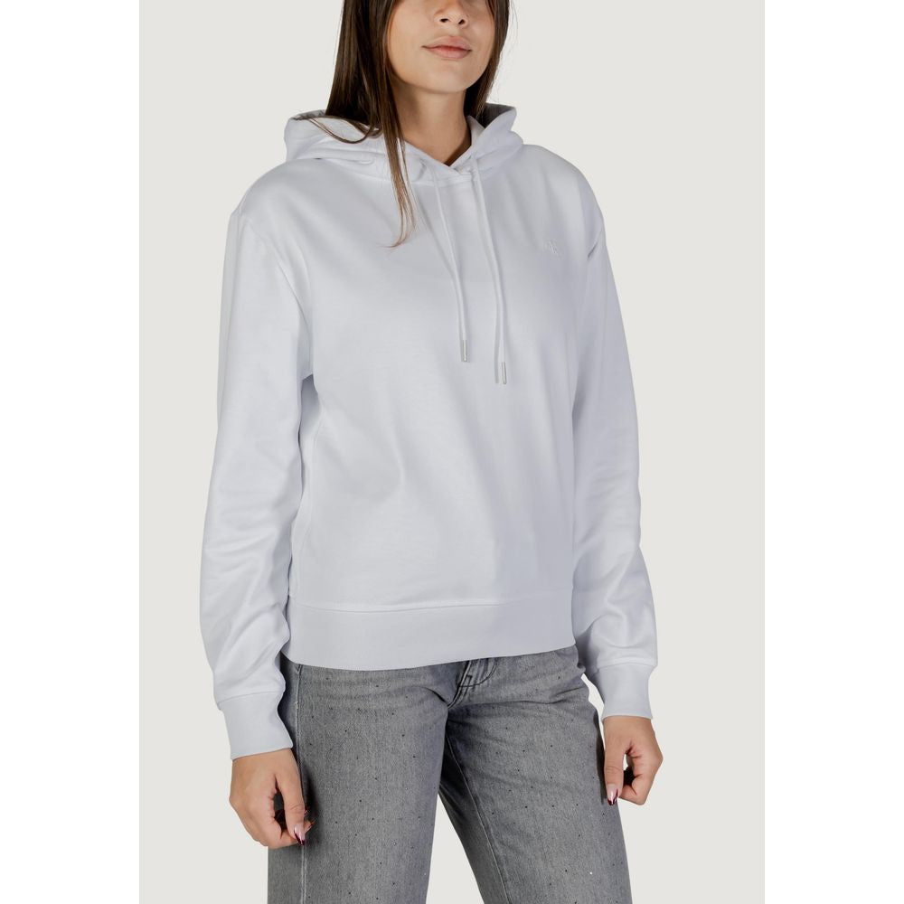 White Cotton Hoodie