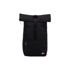 Black Recycled Polyester Backpack