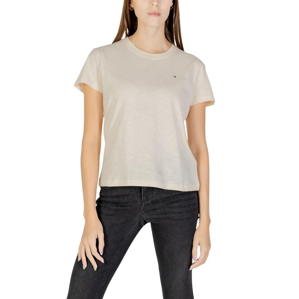 Beige Cotton T-Shirt