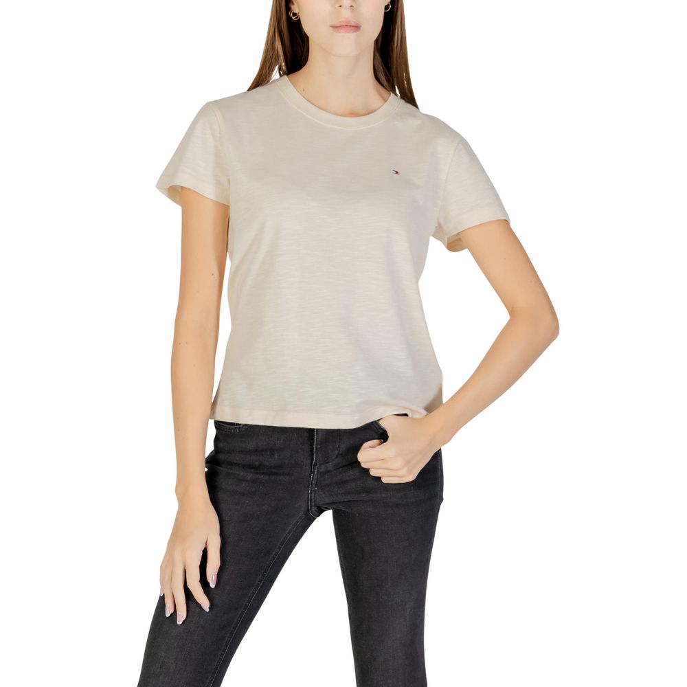 Beige Cotton T-Shirt