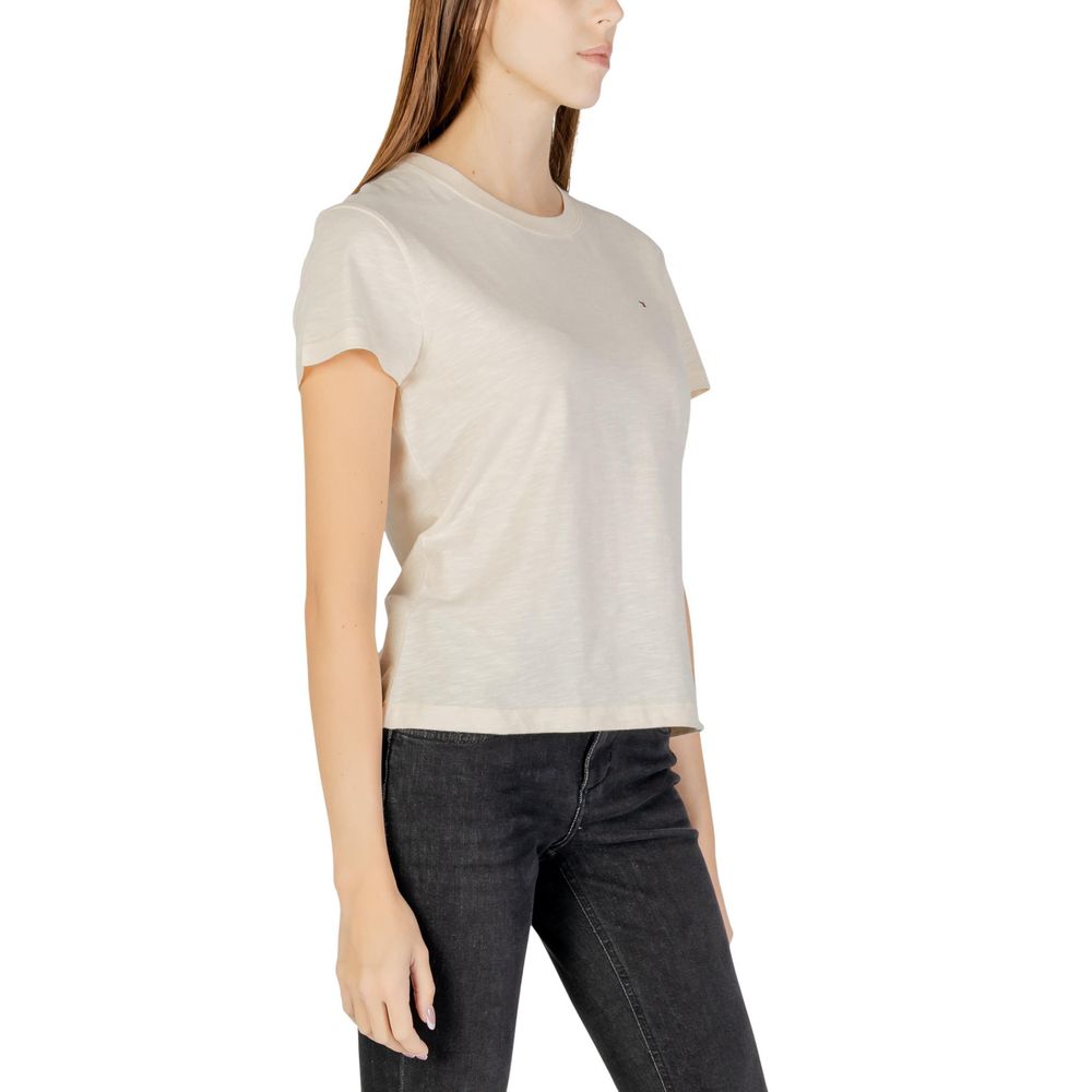 Beige Cotton T-Shirt