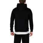 Black And White Cotton Hoodie