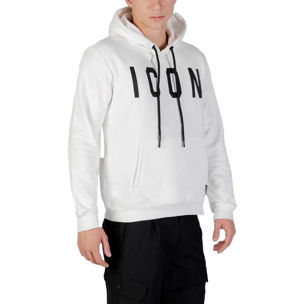 Black And White Cotton Hoodie