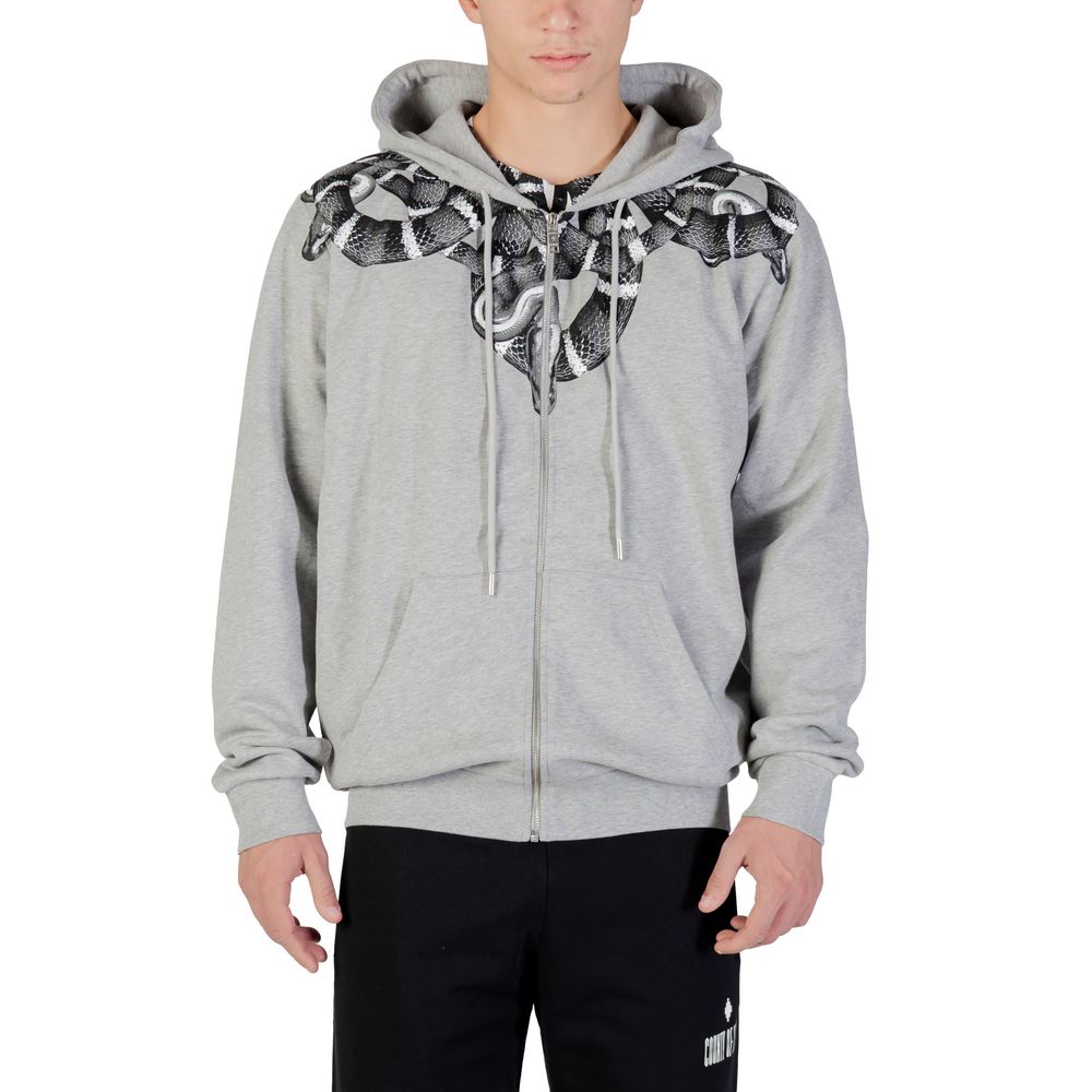 Gray Cotton Hoodie