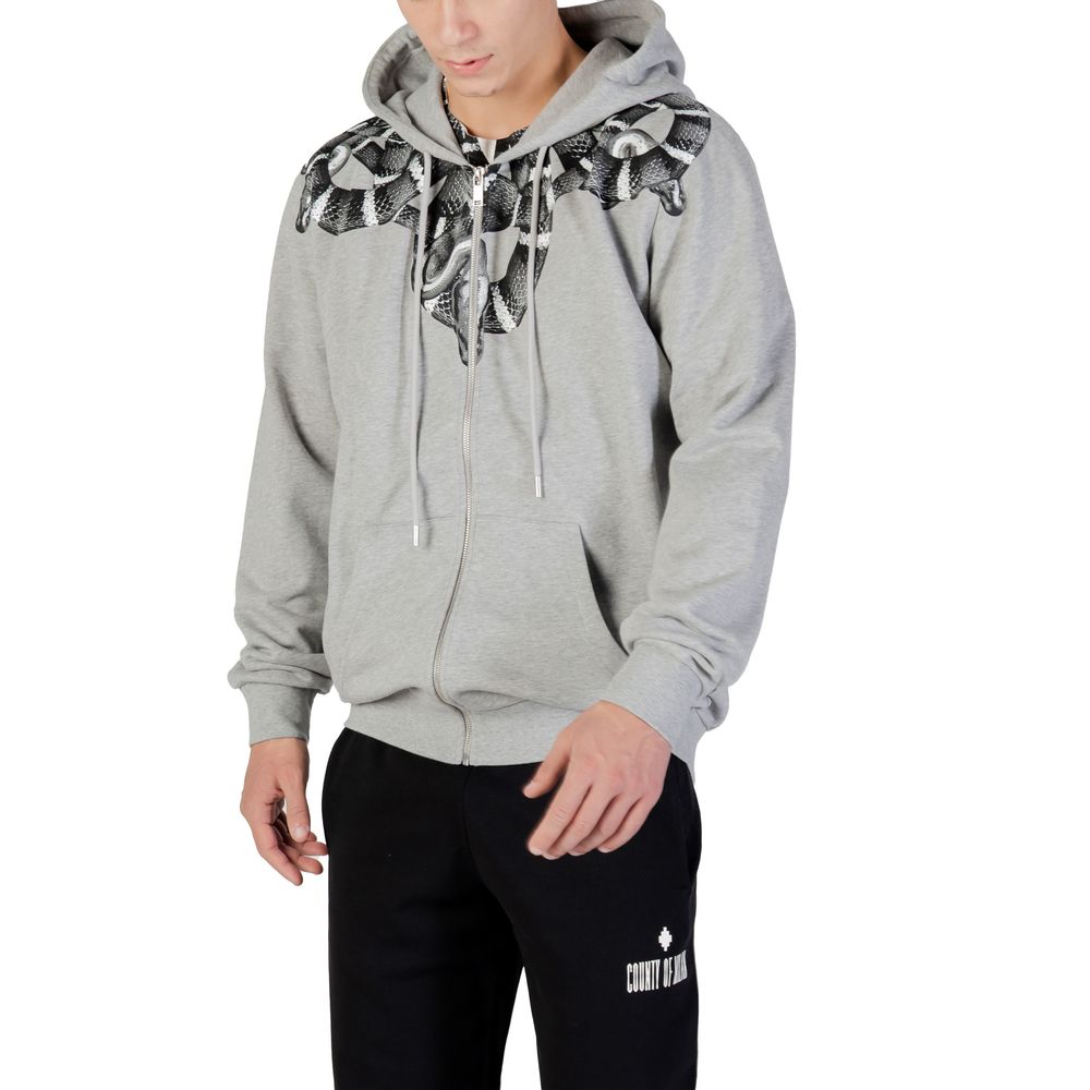 Gray Cotton Hoodie