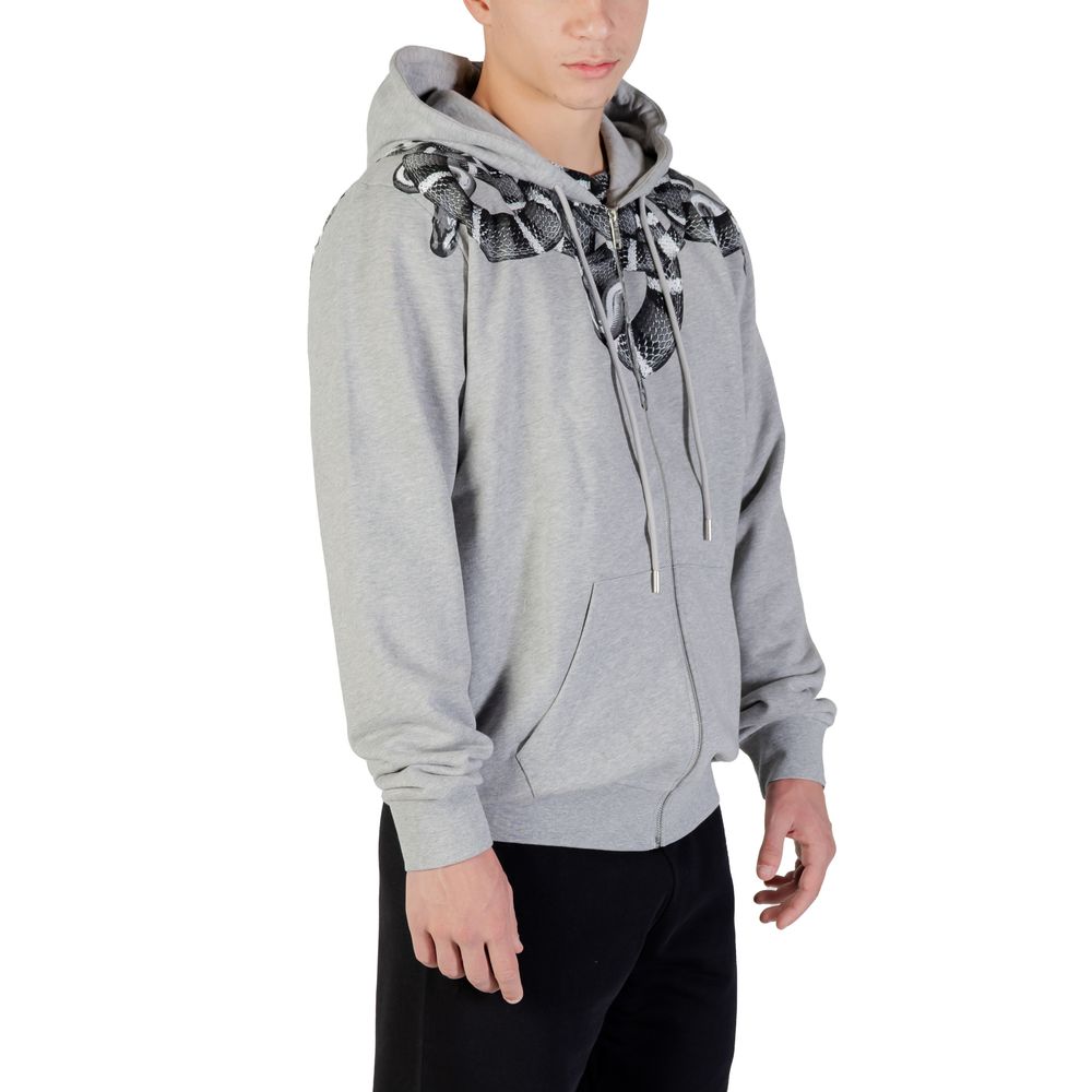 Gray Cotton Hoodie