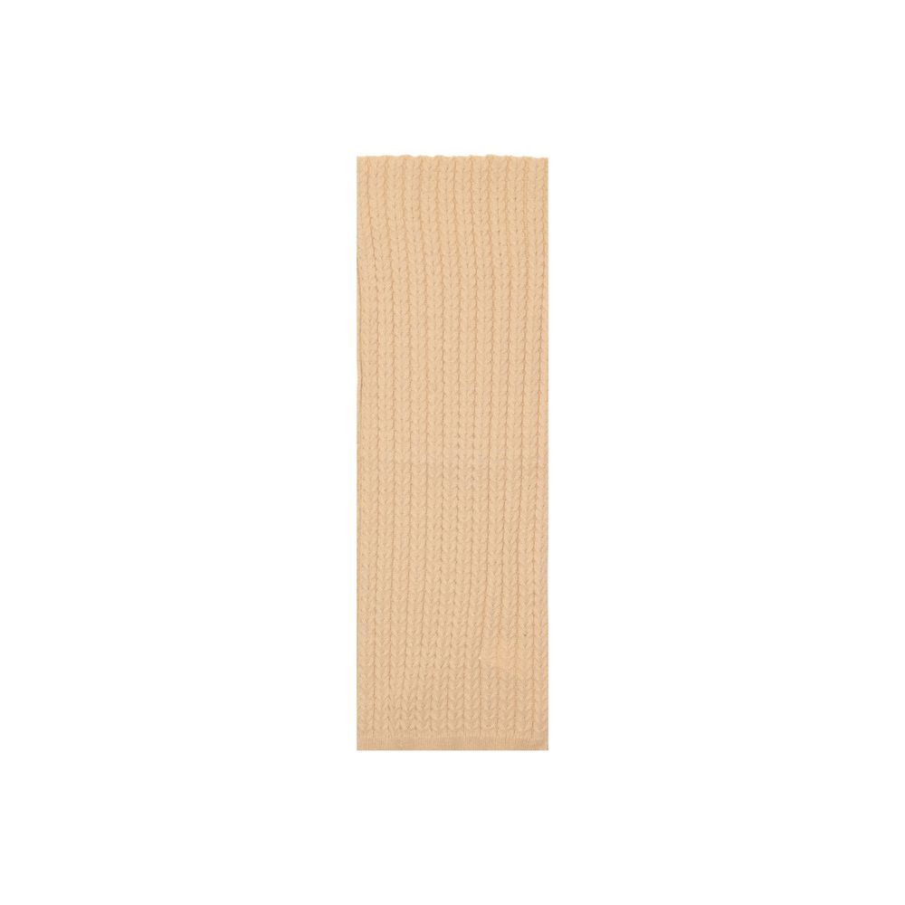 Beige Polyester Scarf