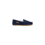 Blue Suede Leather Slippers