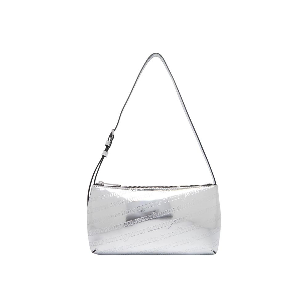 Silver Polyethylene Handbag