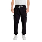 Black Cotton Joggers (Workout Pants)