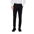 Black Cotton Skinny Pants