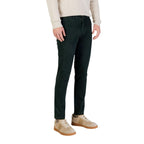 Green Cotton Skinny Pants