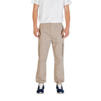 Brown Cotton Cargo Pants