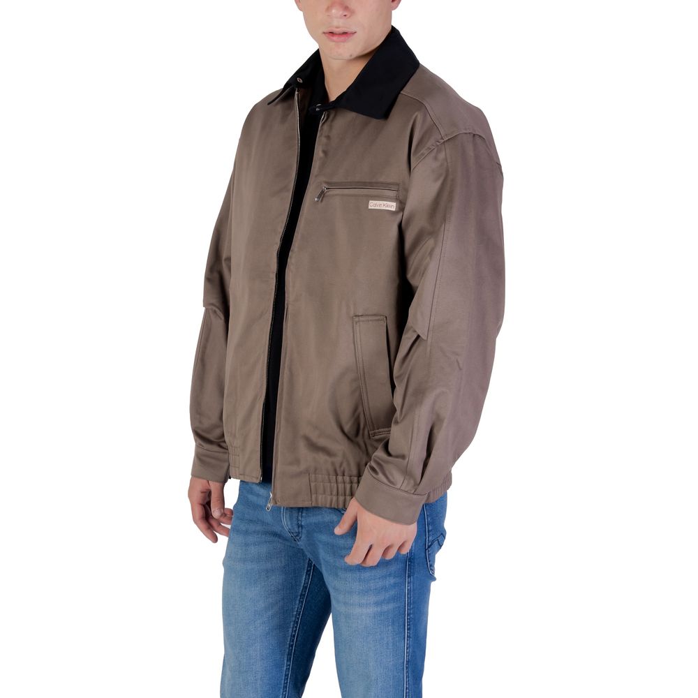 Brown Cotton Bomber