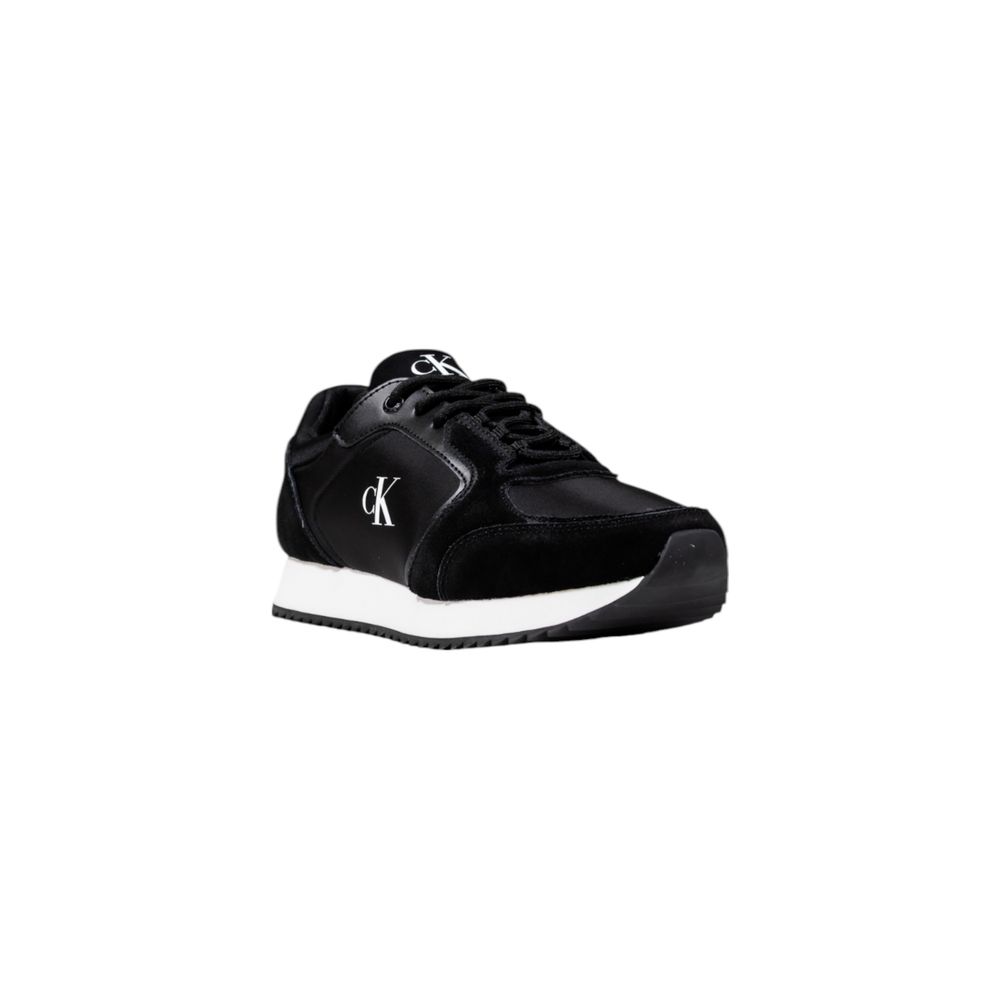 Black Polyamide Athletic Sneakers