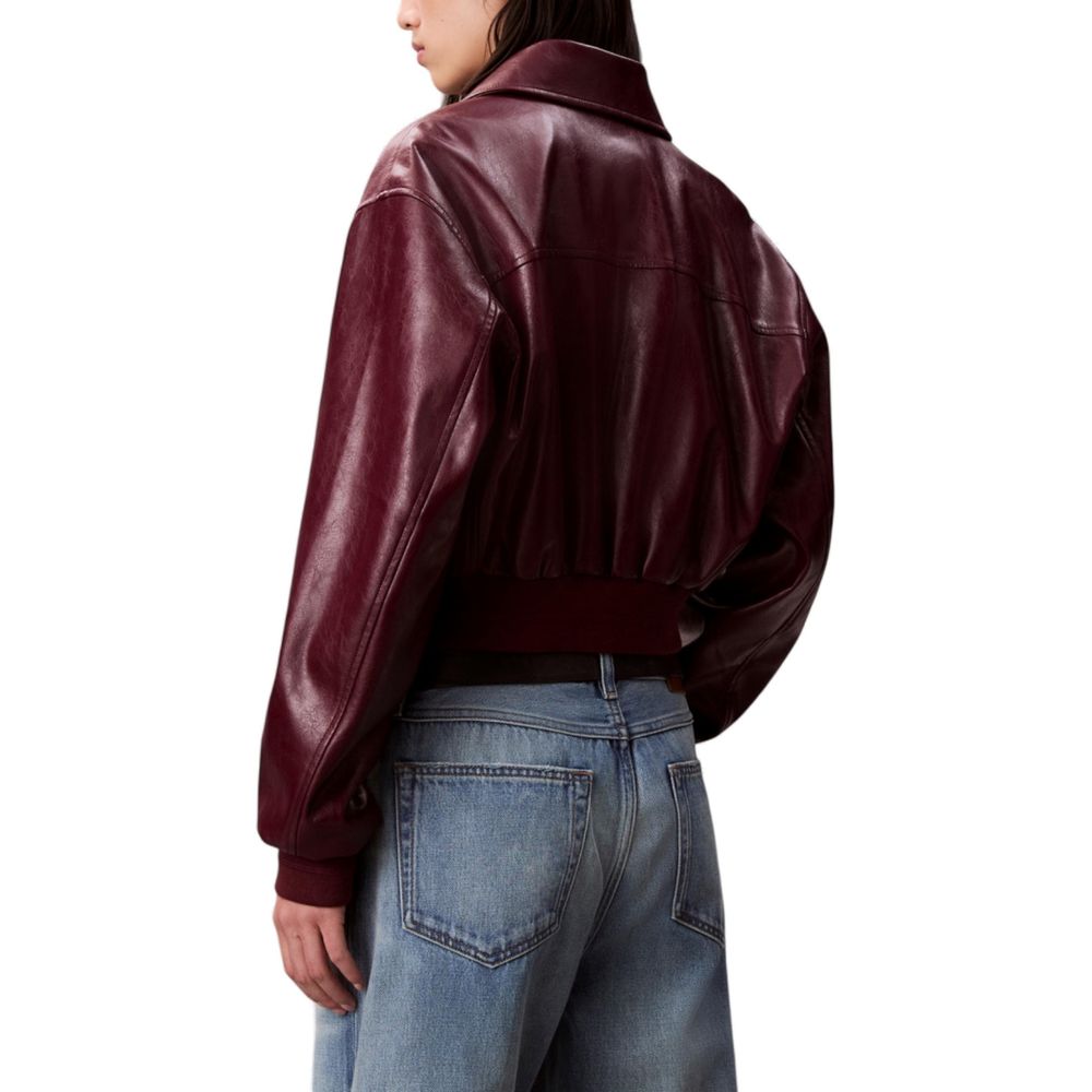 Bordeaux Leather Jacket