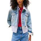 Light Blue Recycled Cotton Denim Jacket