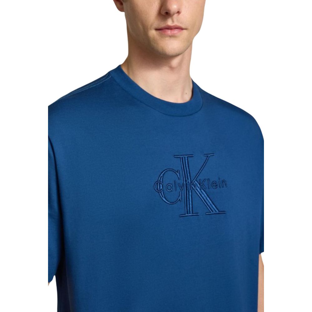 Blue Cotton T-Shirt