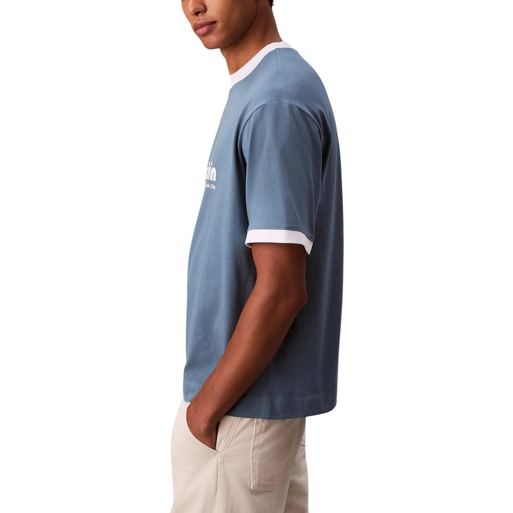 Blue Cotton T-Shirt