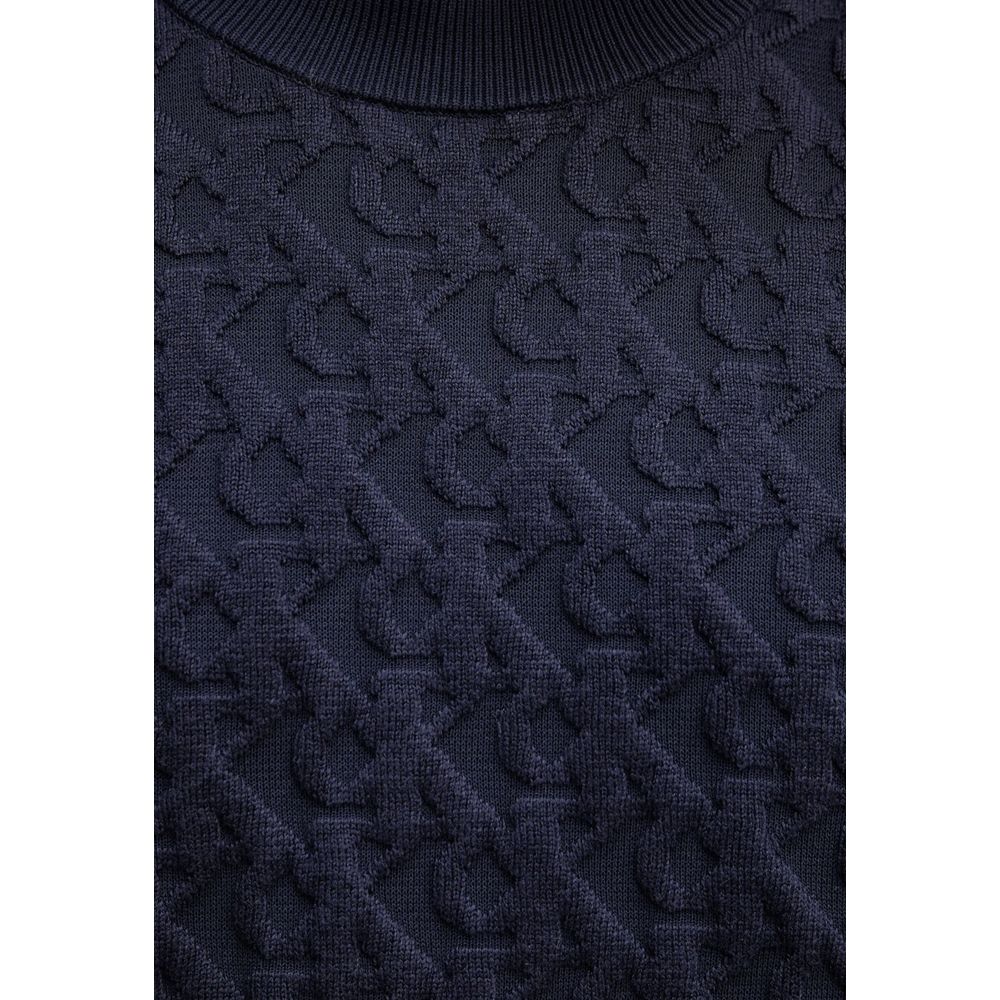 Blue Cotton Sweatshirt