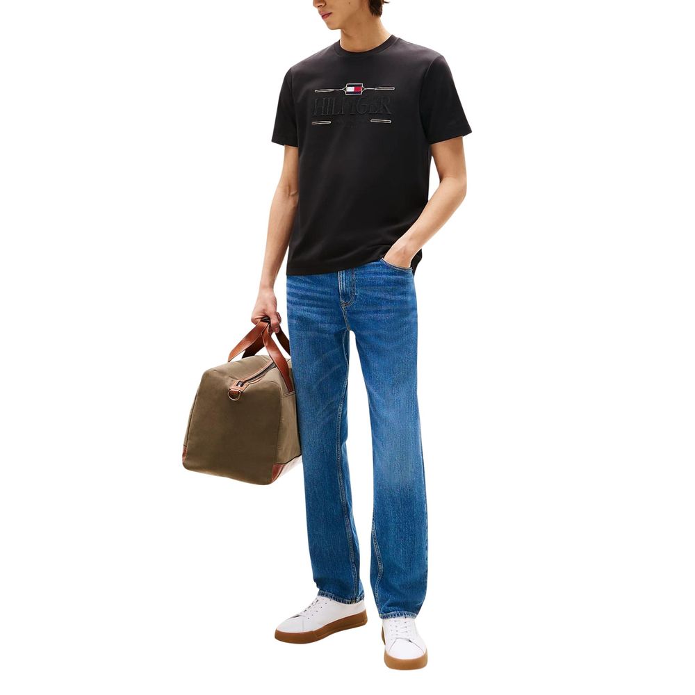 Black Cotton T-Shirt