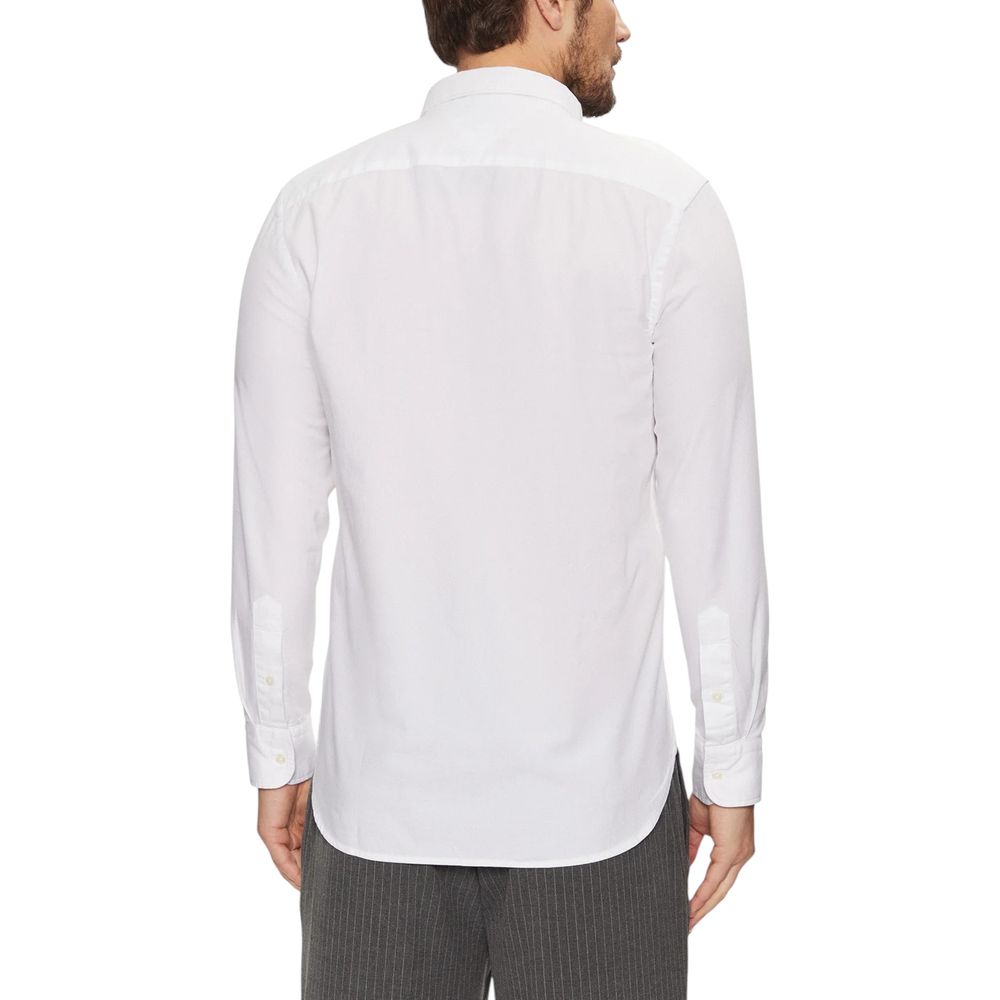 White Recycled Cotton Dress Shirt