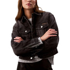 Black Cotton Denim Jacket