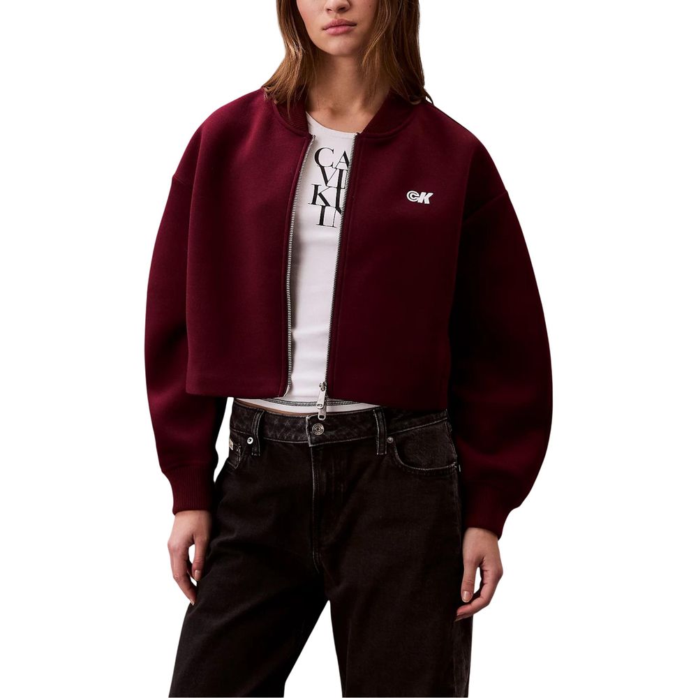 Bordeaux Viscose Bomber