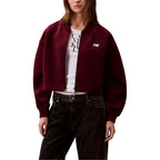 Bordeaux Viscose Bomber