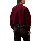 Bordeaux Viscose Bomber