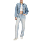 Light Blue Cotton Denim Jacket