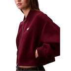 Bordeaux Viscose Bomber