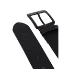 Black Leather Regular Belt