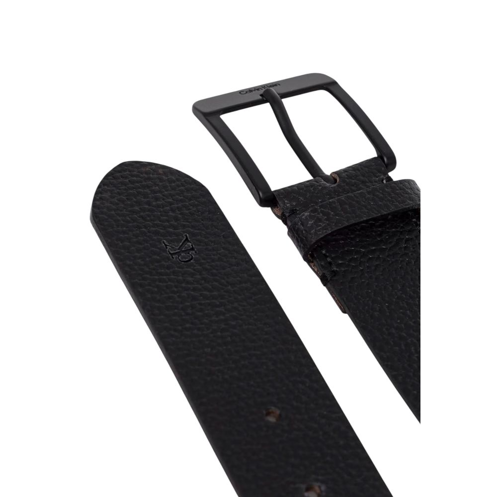 Black Leather Regular Belt