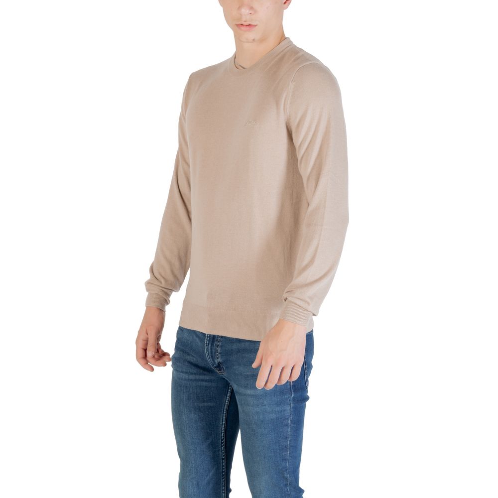 Beige Polyester Sweatshirt