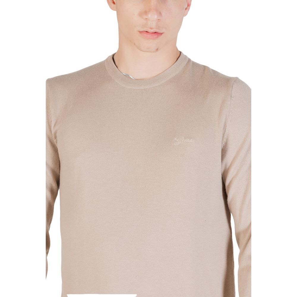Beige Polyester Sweatshirt