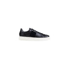 Black Polyester Low Top Sneakers
