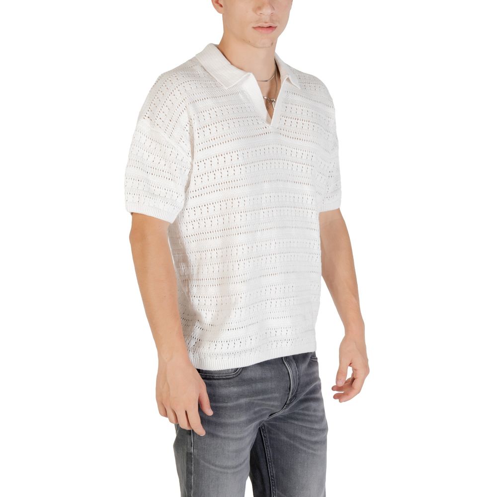 White Cotton Shortsleeve Shirt