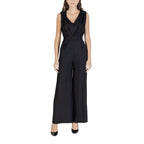 Black Polyester Jumpsuit