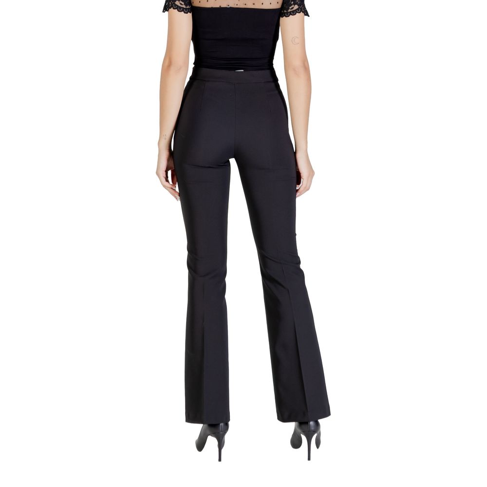Black Polyester Dress Pants