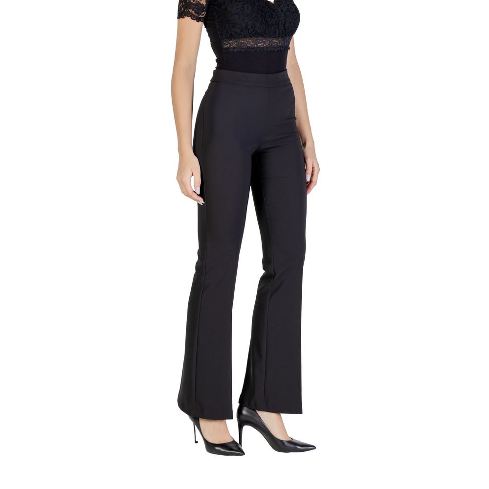Black Polyester Dress Pants
