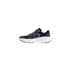 Black And White Polyester Athletic Sneakers
