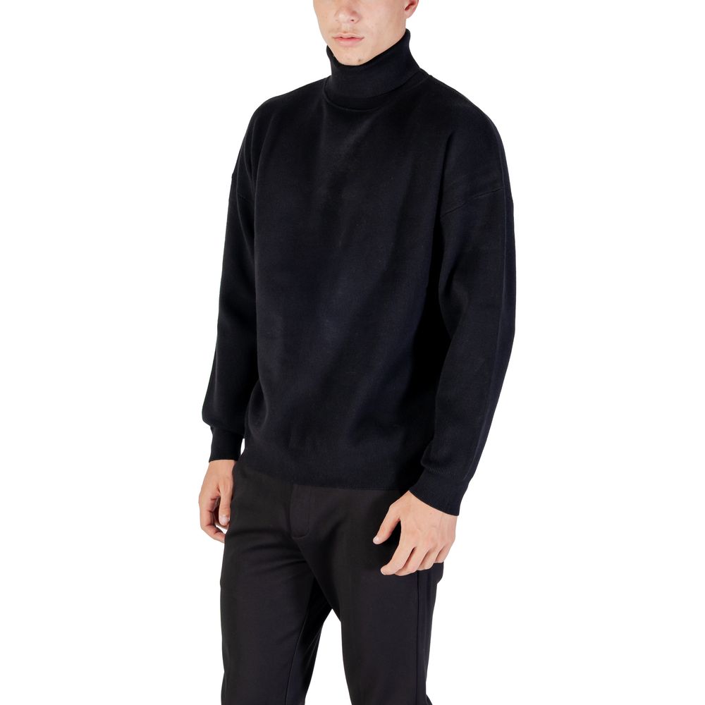 Black Viscose Sweatshirt