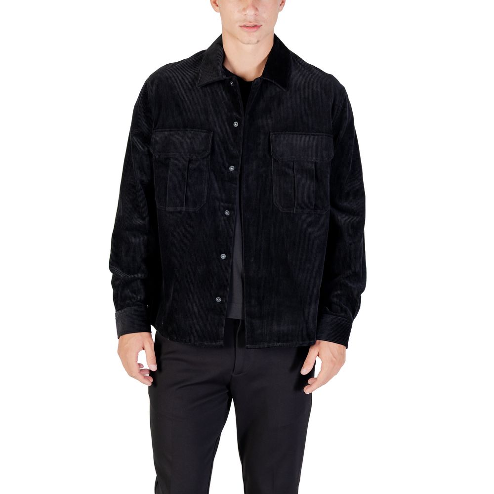 Black Cotton Shirt