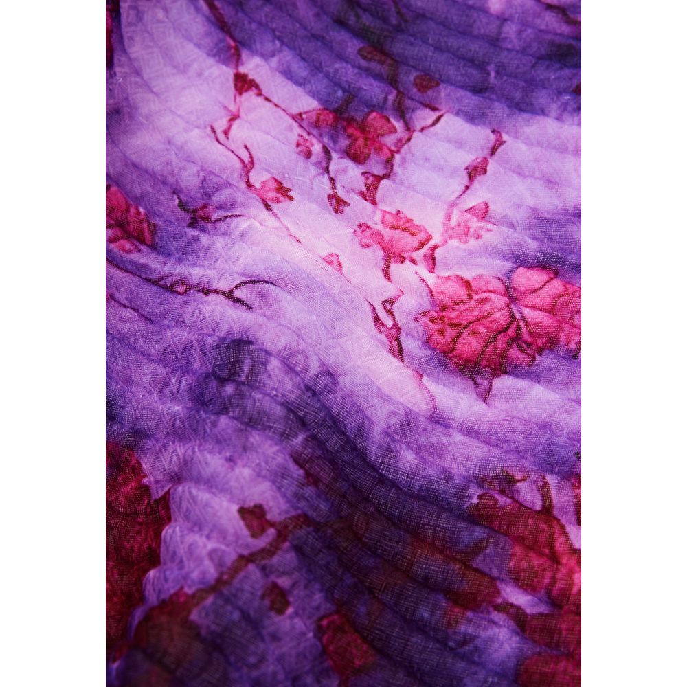 Purple Polyester Foulard