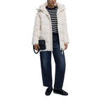 Cream Polyester Coat