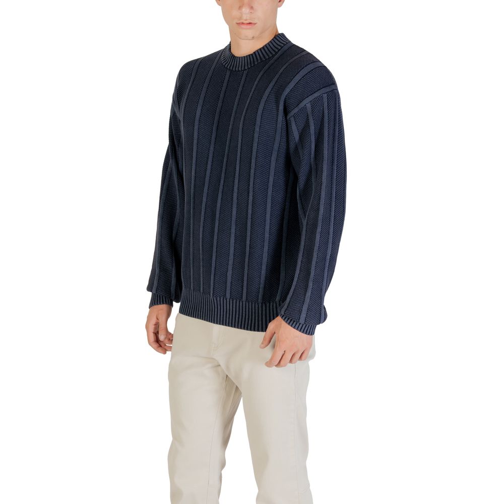 Blue Cotton Sweatshirt