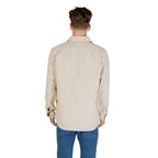 Beige Polyester Shirt