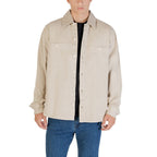 Beige Polyester Shirt